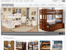 Tablet Screenshot of bunkbedhouston.com